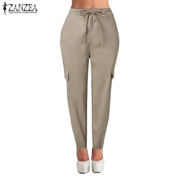 women's pants & capris zanzea 2021 fashion ladies casual long trousers loose solid pockets elastic waist streetwear bottoms pantalon, Black;white
women's pants & capris zanzea 2021 fashion ladies casual long trousers loose solid pockets elastic waist streetwear bottoms pantalon, Black;white