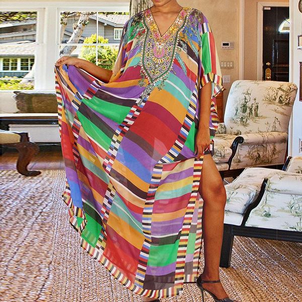 women's swimwear wind color block positioning print robe on the beach with long skirt bikini swimsuit smock for women, White;black
women's swimwear wind color block positioning print robe on the beach with long skirt bikini swimsuit smock for women, White;black