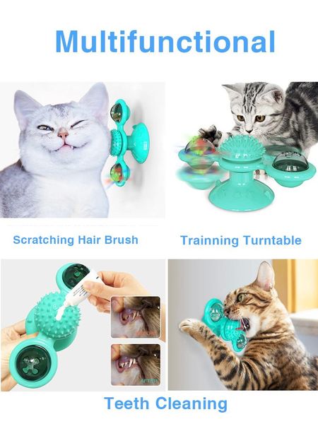 cat toys windmill toy turntable teasing interactive with catnip scratching tickle pet ball supplies
cat toys windmill toy turntable teasing interactive with catnip scratching tickle pet ball supplies