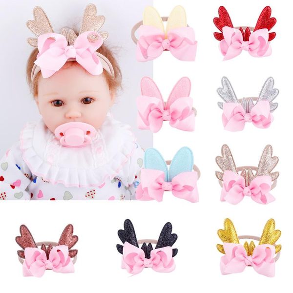 baby hair accessories bowknot cartoon animal horn hairband christmas children, Slivery;white
baby hair accessories bowknot cartoon animal horn hairband christmas children, Slivery;white