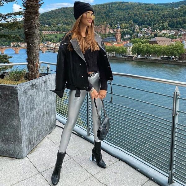 melody plus size faux leather trousers fleece lined footless tights silver leather pants bulift women workout pants, Black;white
melody plus size faux leather trousers fleece lined footless tights silver leather pants bulift women workout pants, Black;white