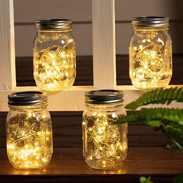 solar lamps outdoor hanging mason can light led fairy firefly string lantern for party christmas garden decoration
solar lamps outdoor hanging mason can light led fairy firefly string lantern for party christmas garden decoration