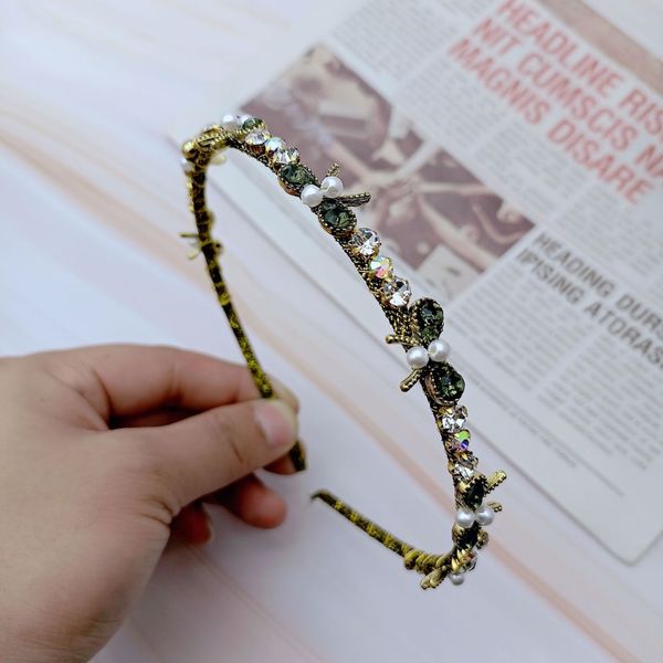 75% off design heavy industry court diamond bow metal hair hoop versatile pearl hairpin, Silver
75% off design heavy industry court diamond bow metal hair hoop versatile pearl hairpin, Silver