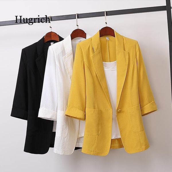 women's suits & blazers summer thin fashion business women work office ladies half sleeve casual blazer, White;black
women's suits & blazers summer thin fashion business women work office ladies half sleeve casual blazer, White;black