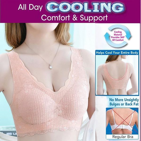 bras seamless bra with pads air permeable lace for women active wireless brassiere push up big size vest comfortable cami bh, Red;black
bras seamless bra with pads air permeable lace for women active wireless brassiere push up big size vest comfortable cami bh, Red;black