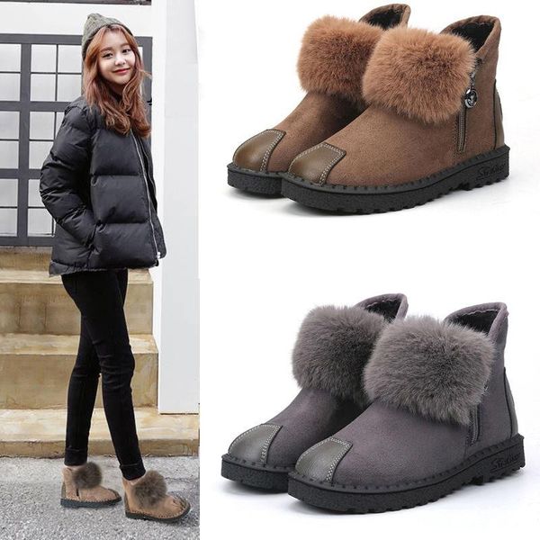 boots 2021 snow autumn and winter short tube warm women plus velvet wild flat student shoes fur, Black
boots 2021 snow autumn and winter short tube warm women plus velvet wild flat student shoes fur, Black