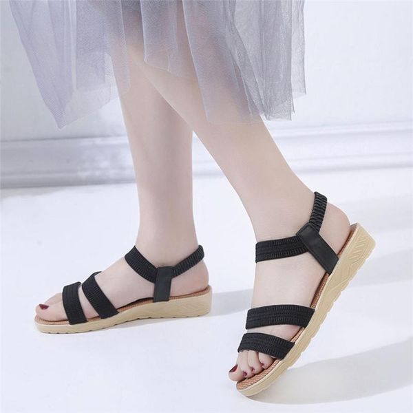 summer women's shoes fish mouth roman sandals casual wedge ladies' solid color large size sapato feminino 25, Black
summer women's shoes fish mouth roman sandals casual wedge ladies' solid color large size sapato feminino 25, Black