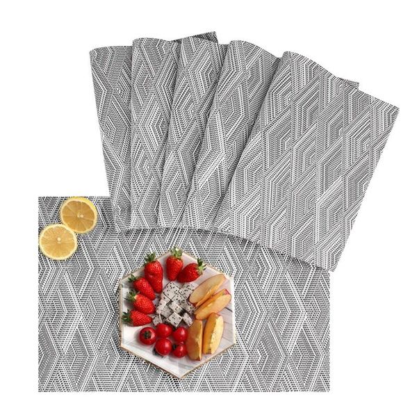 mats & pads placemats, heat-resistant placemats stain resistant anti-skid washable pvc table woven set of 6 (gray)
mats & pads placemats, heat-resistant placemats stain resistant anti-skid washable pvc table woven set of 6 (gray)