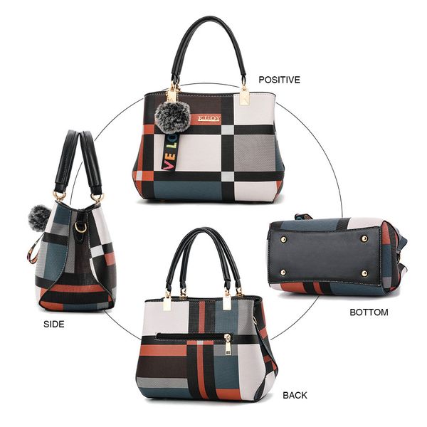 2021 new casual plaid shoulder bag fashion stitching all-match crossbody female tote bag messenger bag ladies leather handbag
2021 new casual plaid shoulder bag fashion stitching all-match crossbody female tote bag messenger bag ladies leather handbag