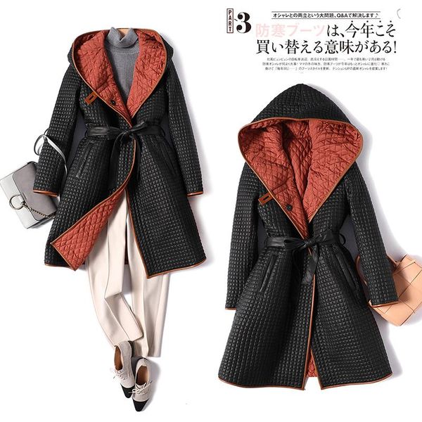 women's leather & faux shuchan fashion natural sheepskin coats with hooded sashes single button high street long genuine jacket streetw, Black
women's leather & faux shuchan fashion natural sheepskin coats with hooded sashes single button high street long genuine jacket streetw, Black