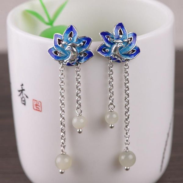natural hetian white jade phoenix earrings chinese retro light luxury creative tassel craft charm women's silver jewelry dangle & chand
natural hetian white jade phoenix earrings chinese retro light luxury creative tassel craft charm women's silver jewelry dangle & chand