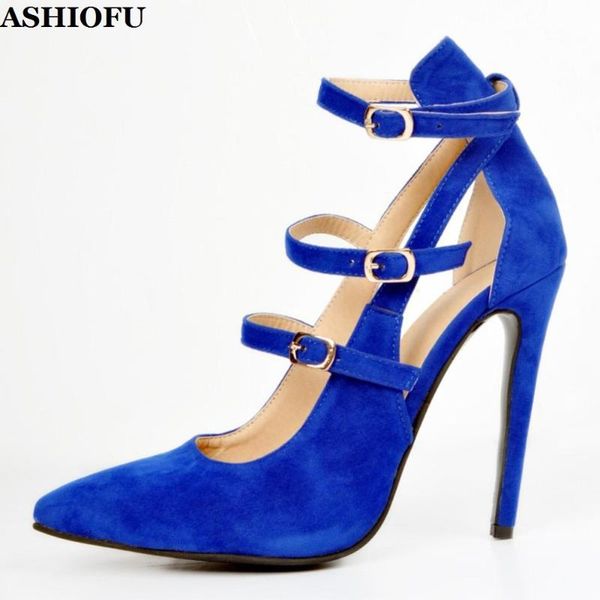 dress shoes ashiofu handmade ladies stiletto high heel pumps faux-suede party office buckle strap evening fashion court, Black
dress shoes ashiofu handmade ladies stiletto high heel pumps faux-suede party office buckle strap evening fashion court, Black