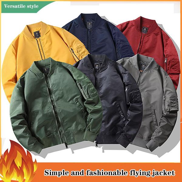 men's jackets jacket streetwear stylish wind breaker flying zipper casual bomber outdoor light olid teen coat, Black;brown
men's jackets jacket streetwear stylish wind breaker flying zipper casual bomber outdoor light olid teen coat, Black;brown