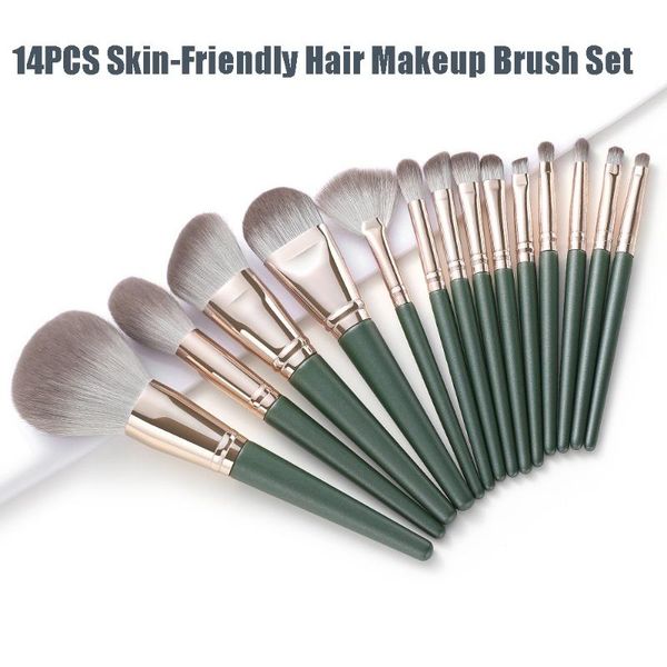 makeup brushes 14pcs cosmetic tools eye shadow foundation powder eyelash skin-friendly hair brush set beauty fla002
makeup brushes 14pcs cosmetic tools eye shadow foundation powder eyelash skin-friendly hair brush set beauty fla002