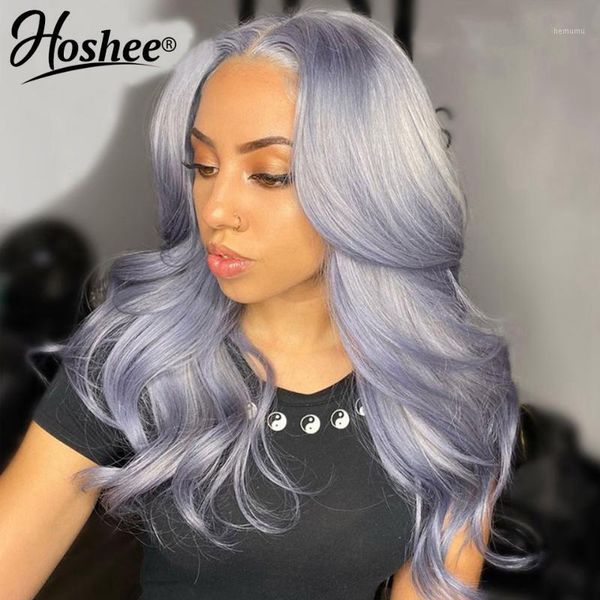 body wave lace front human hair wigs for women grey colored wig purple closure part1, Black;brown
body wave lace front human hair wigs for women grey colored wig purple closure part1, Black;brown