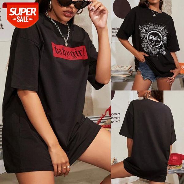 letter graphic printed classic t-shirt women stylish summer short sleeve round neck oversized loose chic wild shirt #2g3v, White
letter graphic printed classic t-shirt women stylish summer short sleeve round neck oversized loose chic wild shirt #2g3v, White