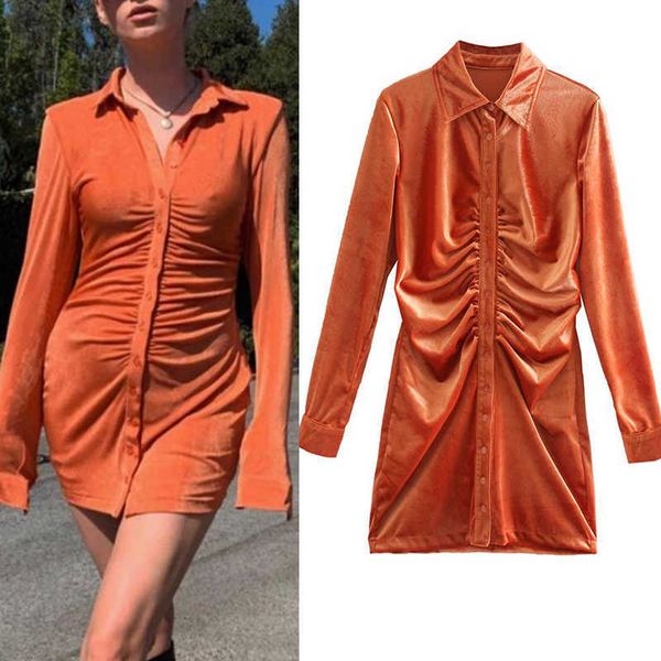 za dress fashion 6-color lapel single-breasted slim women dress spring warm velvet long-sleeved women's 210601, Black;gray
za dress fashion 6-color lapel single-breasted slim women dress spring warm velvet long-sleeved women's 210601, Black;gray