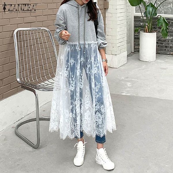 hoodies fashion lace patchwork maxi hoodies vestidos women's hooded sweatshirts 2021 casual long sleeve pullovers plus size robe, Black
hoodies fashion lace patchwork maxi hoodies vestidos women's hooded sweatshirts 2021 casual long sleeve pullovers plus size robe, Black