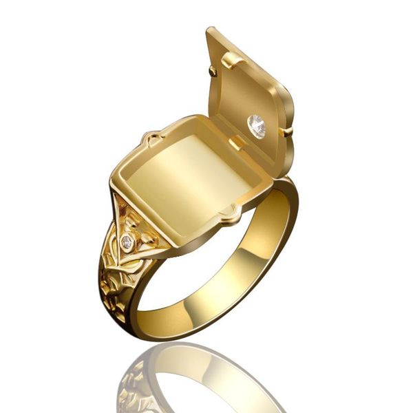 cluster rings european and american gold-plated copper inlaid zircon with open lid men's ring jewelry, Golden;silver
cluster rings european and american gold-plated copper inlaid zircon with open lid men's ring jewelry, Golden;silver