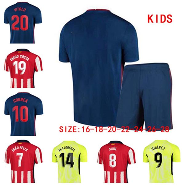 20-20soccer jersey joao felix morata saul felipe h.herrera koke j.m. gimenez 20&21 kids kit home away football shirt suit, Black;yellow
20-20soccer jersey joao felix morata saul felipe h.herrera koke j.m. gimenez 20&21 kids kit home away football shirt suit, Black;yellow
