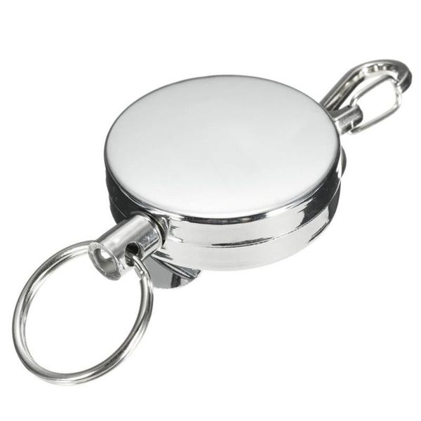 keychains shellhard excellent metal retractable key chain ring card holder steel recoil pull belt clip for men women, Silver
keychains shellhard excellent metal retractable key chain ring card holder steel recoil pull belt clip for men women, Silver