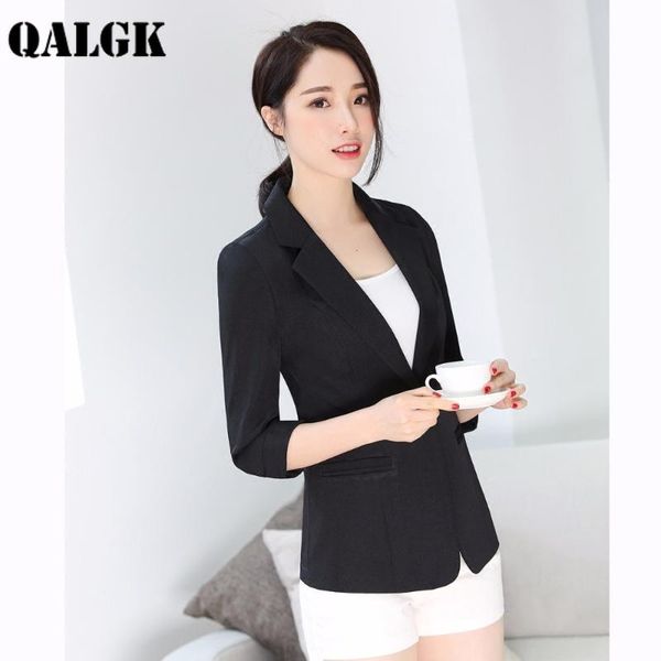 women's suits & blazers pak vrouwelijke jas lente mode nieuwe temperament slim afslanken wilde koreaanse klassieke dames, White;black
women's suits & blazers pak vrouwelijke jas lente mode nieuwe temperament slim afslanken wilde koreaanse klassieke dames, White;black