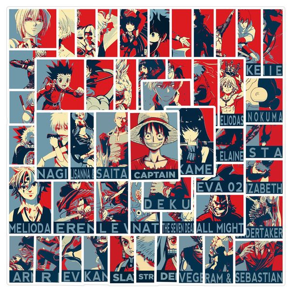 50 pcs mixed poster anime collection graffiti skateboard stickers for car lapfridge helmet pad bicycle bike motorcycle ps4 book guitar pvc d
50 pcs mixed poster anime collection graffiti skateboard stickers for car lapfridge helmet pad bicycle bike motorcycle ps4 book guitar pvc d