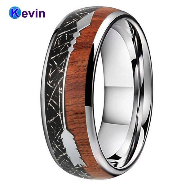 wedding rings tungsten band men women ring with koa wood black meteorite and arrow inlay dome comfort fit arrivals, Slivery;golden
wedding rings tungsten band men women ring with koa wood black meteorite and arrow inlay dome comfort fit arrivals, Slivery;golden