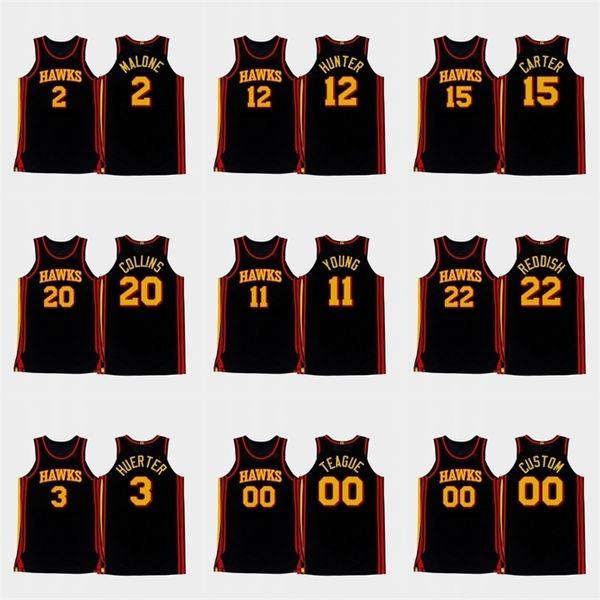 Atlanta\rHawks\rMen Trae Young John Collins Cam Reddish Vince Carter\rNBA 2020-21 Custom Statement Authentic Infinity Black Jersey, Color5
Atlanta\rHawks\rMen Trae Young John Collins Cam Reddish Vince Carter\rNBA 2020-21 Custom Statement Authentic Infinity Black Jersey, Color5