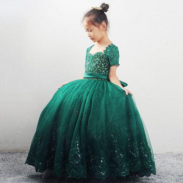 girl's dresses flower girl dress lace tulle short sleeve little princess birthday party gown first communion, Red;yellow
girl's dresses flower girl dress lace tulle short sleeve little princess birthday party gown first communion, Red;yellow