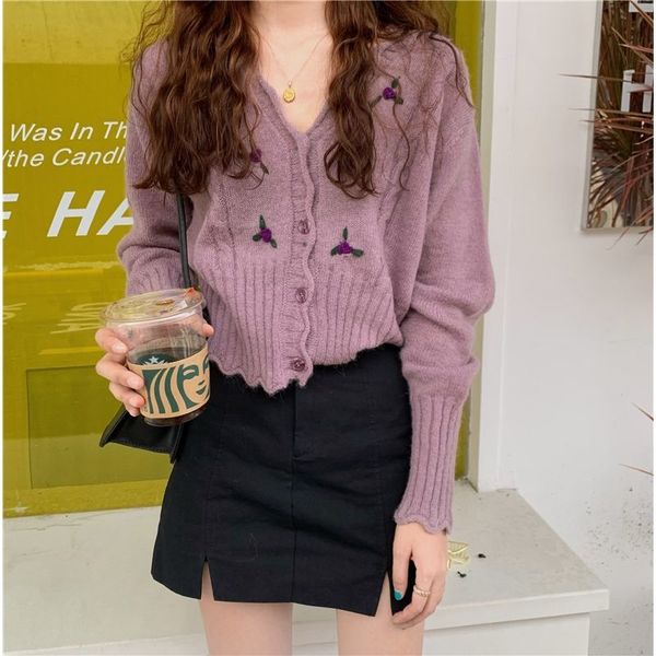 sweaters knitted sweater short women sweet v-neck vintage long sleeve elegant light cardigan women's clothing autumn 2c6i, White;black
sweaters knitted sweater short women sweet v-neck vintage long sleeve elegant light cardigan women's clothing autumn 2c6i, White;black