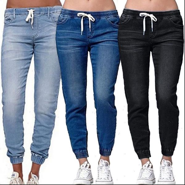 womens jean women pencil pants vintage elasitic waist mom jeans female casual denim low trousers drawstring mujer, Blue
womens jean women pencil pants vintage elasitic waist mom jeans female casual denim low trousers drawstring mujer, Blue