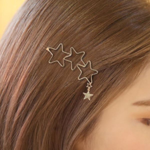 hair clips & barrettes 2021 bride tiara de noiva korean simple hollow one-word hairpin decoration pentagonal star loving ins net pendant met, Golden;silver
hair clips & barrettes 2021 bride tiara de noiva korean simple hollow one-word hairpin decoration pentagonal star loving ins net pendant met, Golden;silver