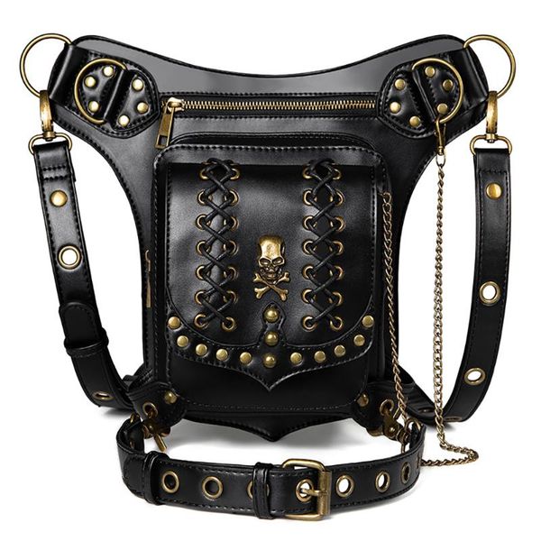 waist bags personality women's packs for female rivets skulls decorate shoulder trand men's gothic pack style crossbody bag 2021
waist bags personality women's packs for female rivets skulls decorate shoulder trand men's gothic pack style crossbody bag 2021