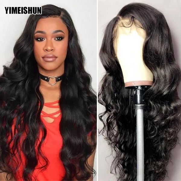 30 inch body wave wig 13x4 lace front wigs pre plucked with baby hair brazilian human frontal for black women1, Black;brown
30 inch body wave wig 13x4 lace front wigs pre plucked with baby hair brazilian human frontal for black women1, Black;brown