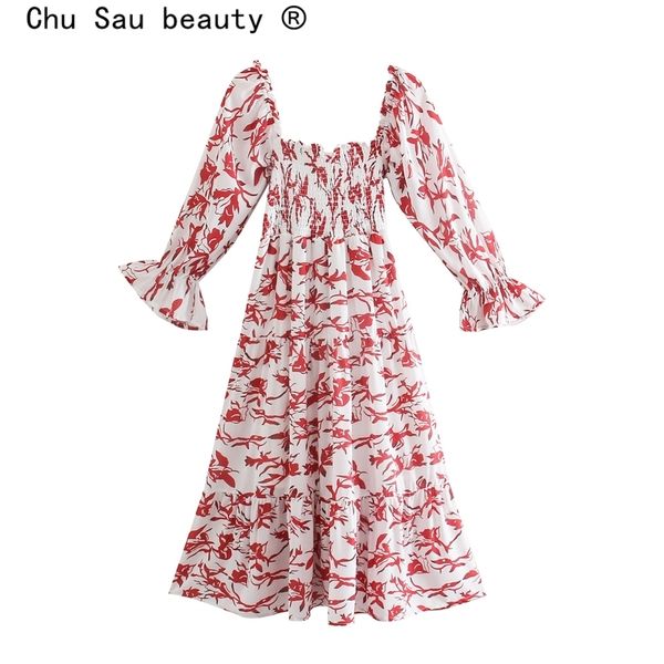 fashion spring holiday floral print square neck long dress women street chic elastic bust dresses female vestido de mode 210508, Black;gray
fashion spring holiday floral print square neck long dress women street chic elastic bust dresses female vestido de mode 210508, Black;gray