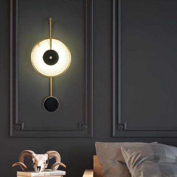 modern round bathroom lamp el marble background wall clock pendulum living room bedside study decoration
modern round bathroom lamp el marble background wall clock pendulum living room bedside study decoration