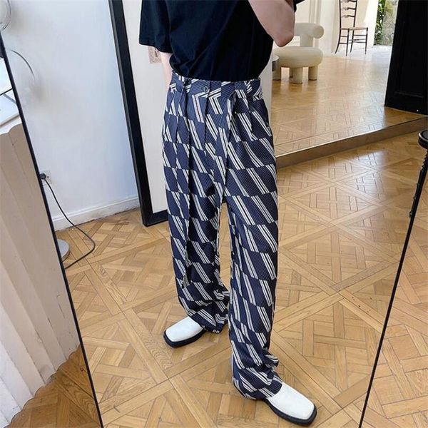 men's pants suit straight spring and autumn urban youth fashion trend printing design leisure loose large, Black
men's pants suit straight spring and autumn urban youth fashion trend printing design leisure loose large, Black