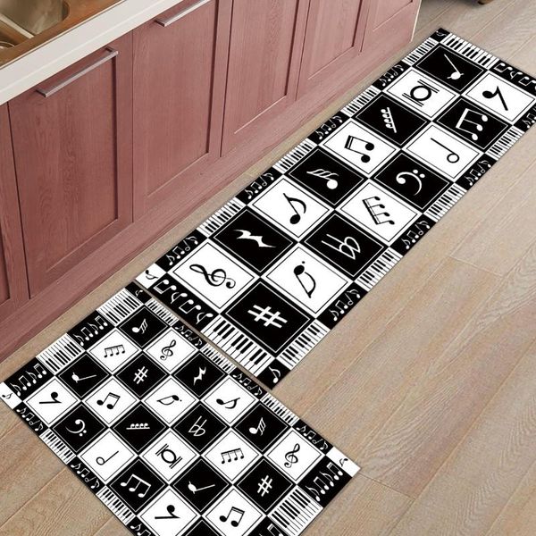 musc piano keys black white long kitchen mat home entrance doormat anti-slip bathroom rug floor decoration carpets
musc piano keys black white long kitchen mat home entrance doormat anti-slip bathroom rug floor decoration carpets