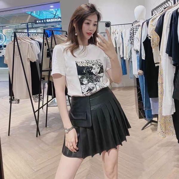 skirts 2021 early high waist pleated a-line half hanging leather short skirt, autumn style, Black
skirts 2021 early high waist pleated a-line half hanging leather short skirt, autumn style, Black