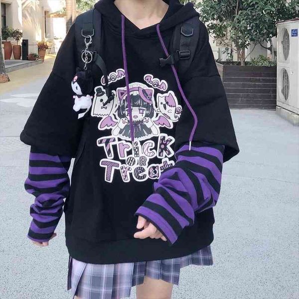 japanese casual cartoon hip-hop harajuku long-sleeved anime hooded kawaii autumn loose plus size vintage women hooded sweatshirt, Black
japanese casual cartoon hip-hop harajuku long-sleeved anime hooded kawaii autumn loose plus size vintage women hooded sweatshirt, Black