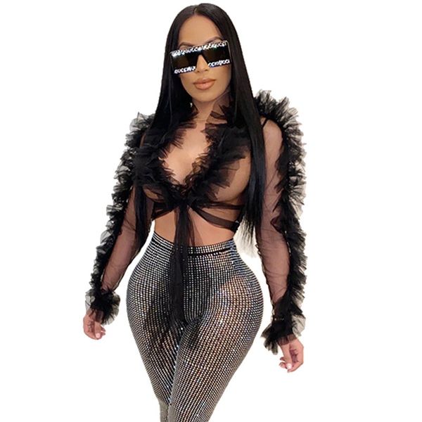 sheer mesh shirt women long sleeve kimono ruffle crop female 2021 club party see through transparent blouse shirt, Black;white
sheer mesh shirt women long sleeve kimono ruffle crop female 2021 club party see through transparent blouse shirt, Black;white