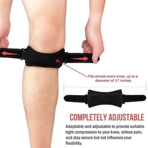 elbow & knee pads 2pcs adjustable sports brace keenpads patella tendon strap protector guard support pad belted outdoor, Black;gray
elbow & knee pads 2pcs adjustable sports brace keenpads patella tendon strap protector guard support pad belted outdoor, Black;gray