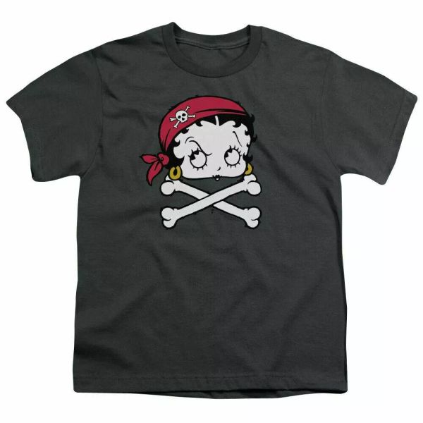 Betty Boop Pirate Kids Youth T Shirt Licensed Classic Cartoon Tee Charcoal, White;black
Betty Boop Pirate Kids Youth T Shirt Licensed Classic Cartoon Tee Charcoal, White;black