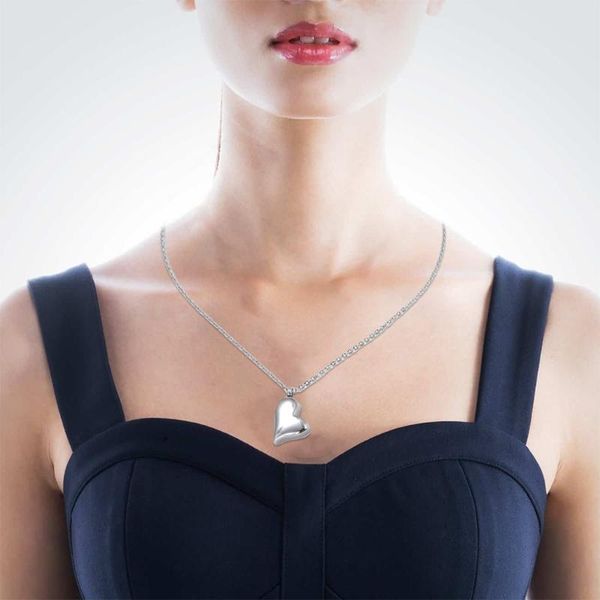 pendant necklaces heart shaped memorial necklace waterproof keepsake decorative perfume souvenir for women men, Silver
pendant necklaces heart shaped memorial necklace waterproof keepsake decorative perfume souvenir for women men, Silver