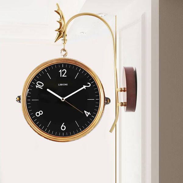 wall clocks fashion simple clock modern design american creative double sided minimalist reloj de pared home decor df50wc
wall clocks fashion simple clock modern design american creative double sided minimalist reloj de pared home decor df50wc