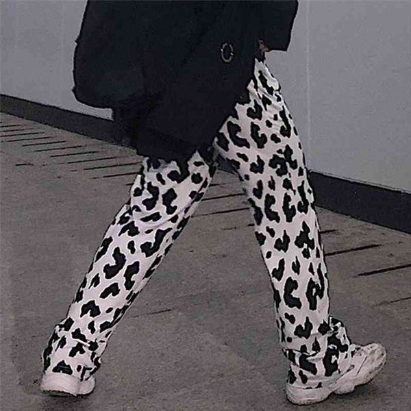 fashion loose women trousers cow pattern printing casual high waist draped trousers summer ladies wide leg pants streetwear, Black;white
fashion loose women trousers cow pattern printing casual high waist draped trousers summer ladies wide leg pants streetwear, Black;white