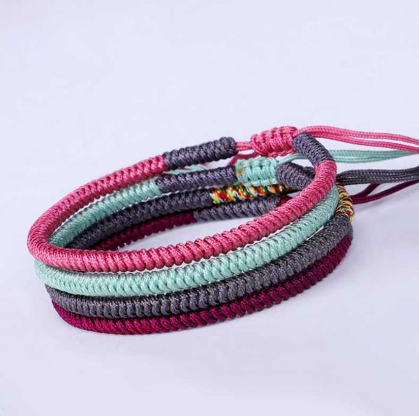 multi color tibetan buddhist good lucky charm bracelets & bangles for women men handmade knots rope bracelet link, chain, Black
multi color tibetan buddhist good lucky charm bracelets & bangles for women men handmade knots rope bracelet link, chain, Black
