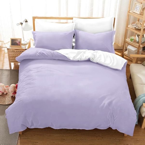 bedding sets pure violet colour set duvet cover 3d digital printing bed linen size fashion design
bedding sets pure violet colour set duvet cover 3d digital printing bed linen size fashion design