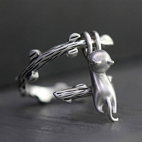 wedding rings cute ring female small cat boho fashion silver open engagement vintage for women jewelry gifts, Slivery;golden
wedding rings cute ring female small cat boho fashion silver open engagement vintage for women jewelry gifts, Slivery;golden